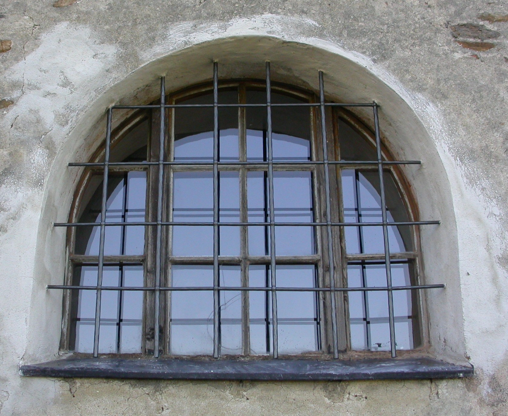 kovaná mříž na okno